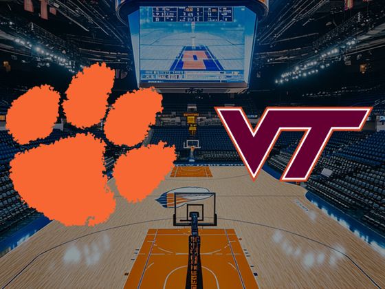 Clemson Tigers at Virginia Tech Hokies Basketball